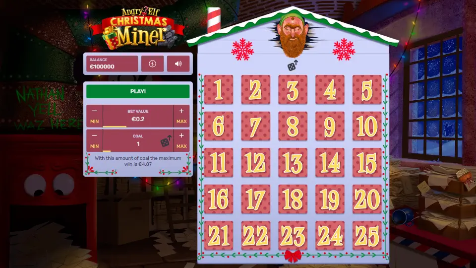 Angry Elf Christmas Miner